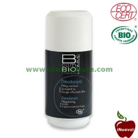 Desodorante roll-on sin sales de aluminio BcomBio Homme
